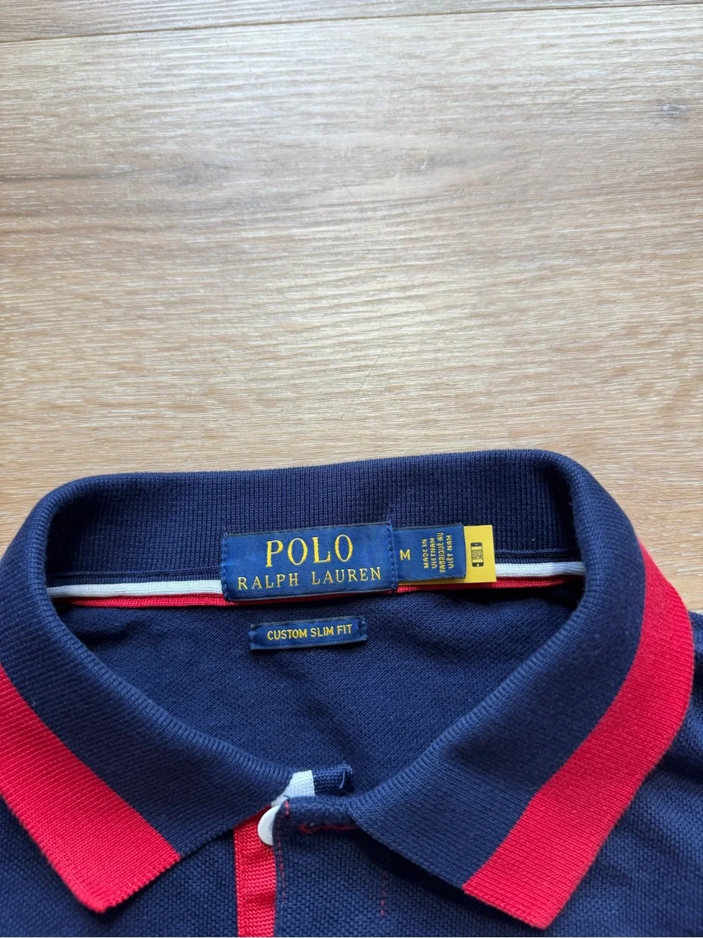 Ralph Lauren Red & Navy England Rugby Polo